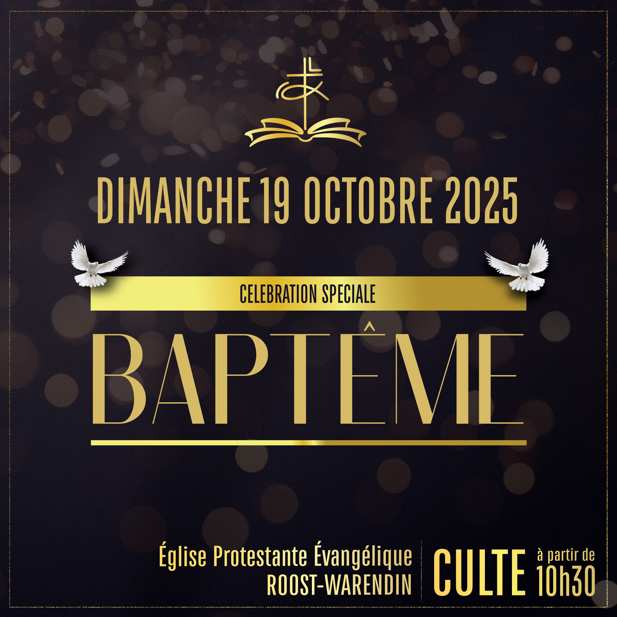 Culte spécial BAPTÊME !